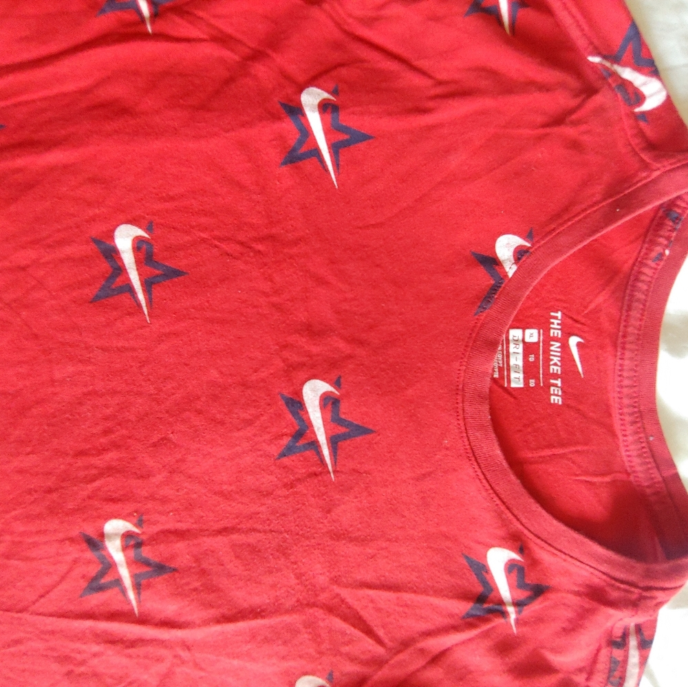 Red Nike t-shirt